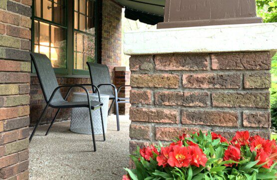 Front porch sitting area