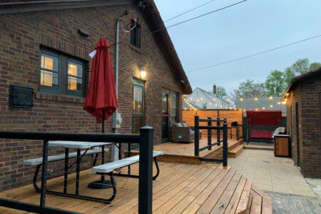 Decked Out Back Deck - hot tub, grill, lights, privacy fence, did I mention hot tub!!??