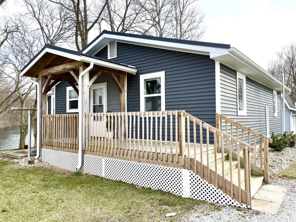Front porch and front of the house