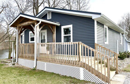 Front porch and front of the house