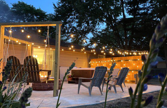 The Unmatched Escape Patio - hot tub, grill, lights, privacy fence, did I mention hot tub!!??