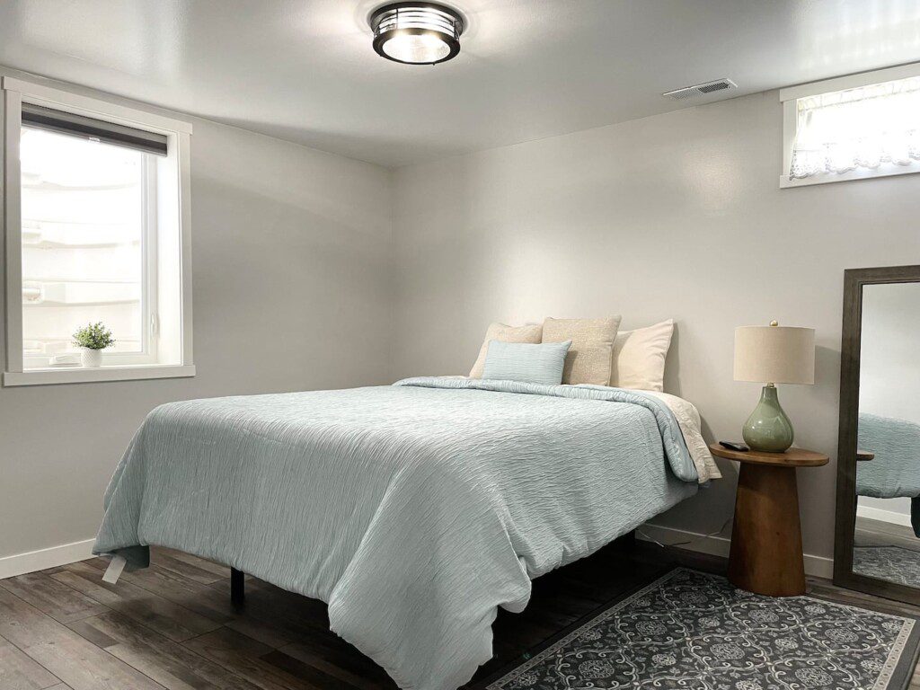 Bedroom #3 - basement bedroom with queen bed