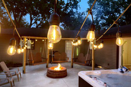 The Unmatched Escape Patio - hot tub, grill, lights, privacy fence, did I mention hot tub!!??