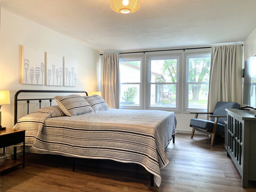 The Waldron Lake Retreat Bedroom #1: