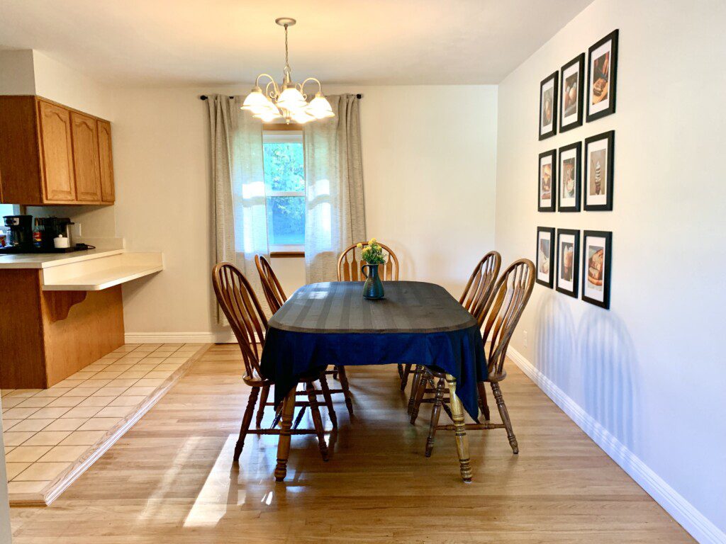 Enjoy a meal together in our dining room!!