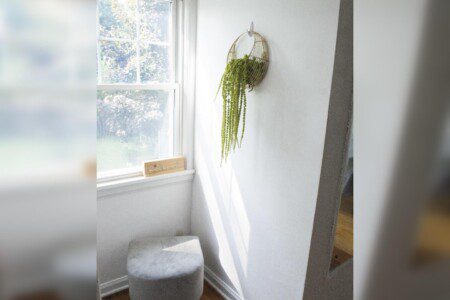 Upstairs small reading nook overlooking the backyard retreat!
