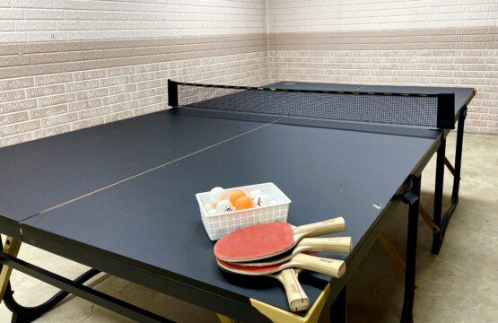 Bring your competitive juices and play some ping pong in the basement! Not pictured: seating area with 50" Smart TV with game console, Infinity Game Table (pictures coming soon)