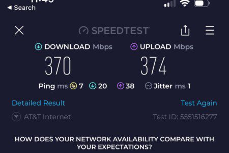 Lightning-fast internet!