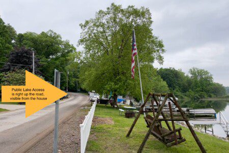 Stone Lake Cottage Retreat: Just steps from public lake access.