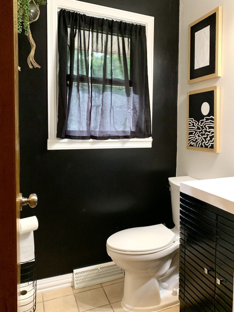 Bathroom #2 - half bathroom, sink and toilet only