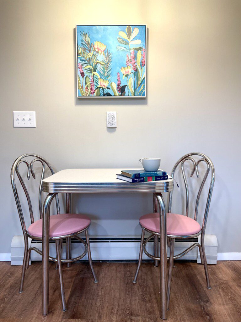 Kitchen - includes cooking utensils, pots, pans, etc. Oh did I mention there is a Nespresso maker with pods provided? And a coffee bar?!