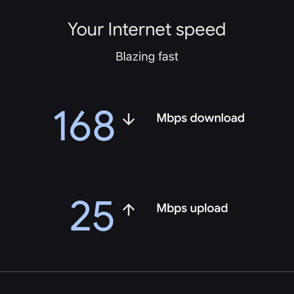 Super fast internet - great for gaming, remote work, or streaming