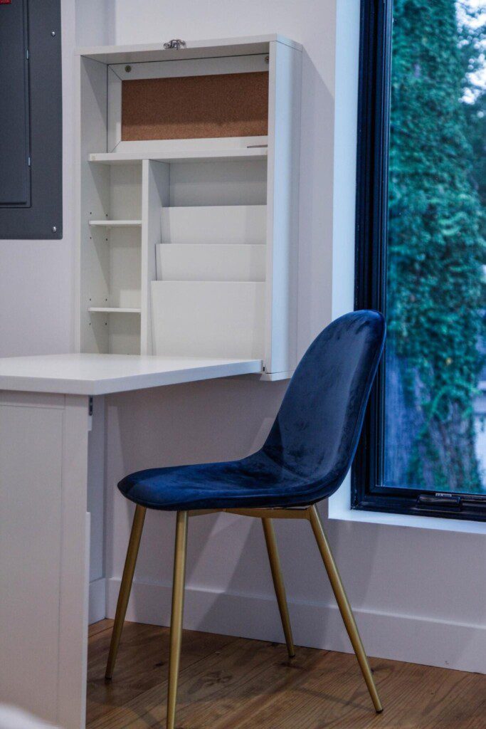 Dedicated workspace with this pulldown desk!
