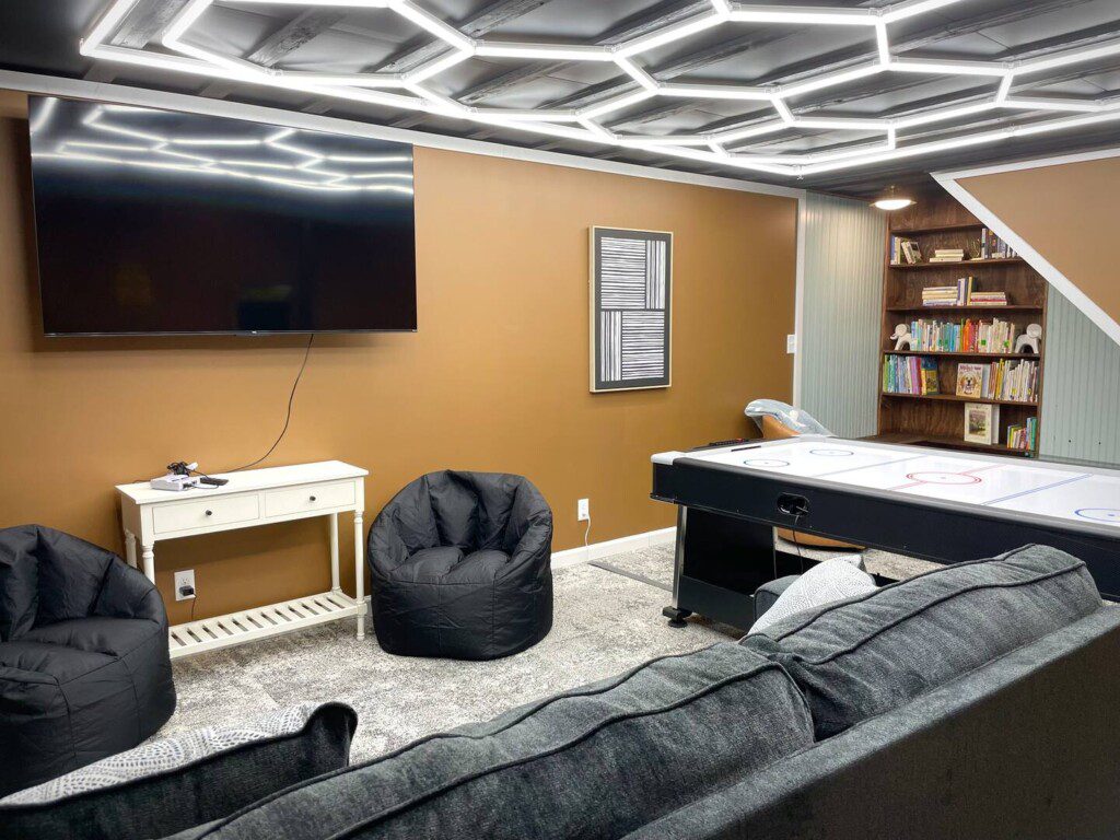 Fun for the whole family! Play pool, ping pong, or air hockey, and dive into hours of entertainment with the Infinity Game Table and arcade classics. Kick back in the comfy bean bags, challenge your friends to Giant Connect 4, or get nostalgic with S