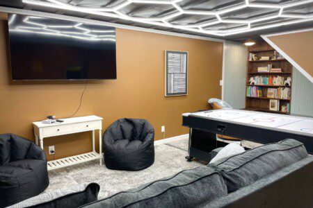 Fun for the whole family! Play pool, ping pong, or air hockey, and dive into hours of entertainment with the Infinity Game Table and arcade classics. Kick back in the comfy bean bags, challenge your friends to Giant Connect 4, or get nostalgic with S