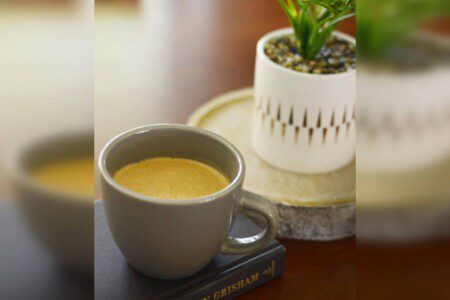 Sit back and relax with your coffee in the living room!