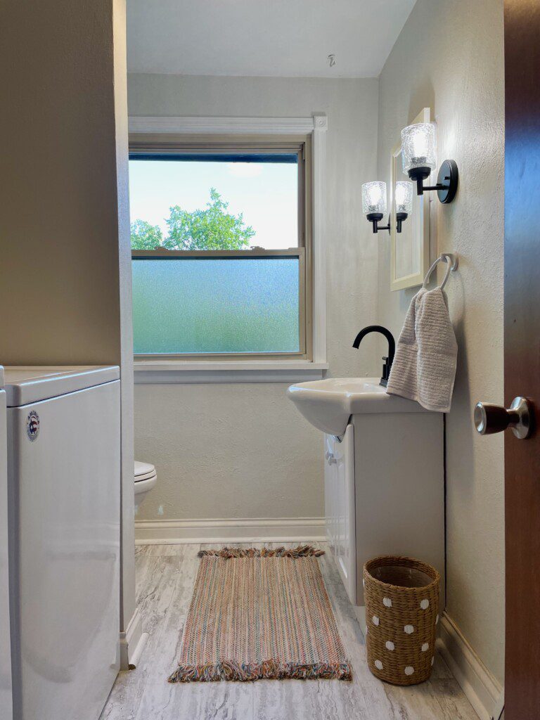 Bathroom #3 just a half bath with laundry services available for your use