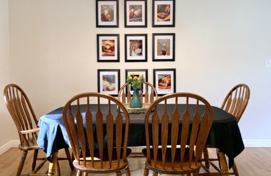 Enjoy a meal together in our dining room!!