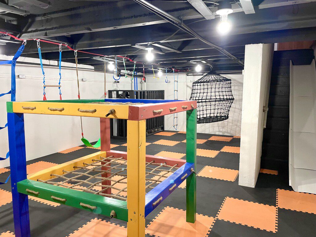 The Unmatched Jungle Gym Den, a world of an epic slide, daring climbs, and gravity-defying swings! Unleash your inner Tarzan and conquer challenges fit for a jungle hero. Grown-ups welcome (at your own risk ), but a signed waiver is your passport to this wild adventure.