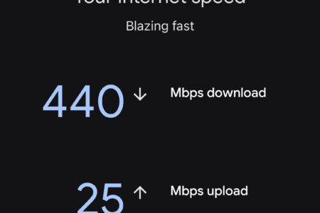 Super fast internet - great for gaming, remote work, or streaming