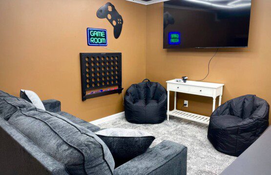 Fun for the whole family! Play pool, ping pong, or air hockey, and dive into hours of entertainment with the Infinity Game Table and arcade classics. Kick back in the comfy bean bags, challenge your friends to Giant Connect 4, or get nostalgic with S