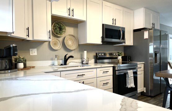 The Pigeon River Retreat Kitchen: includes cooking utensils, pots, pans, etc. Also coffee and Keurig and pods available.