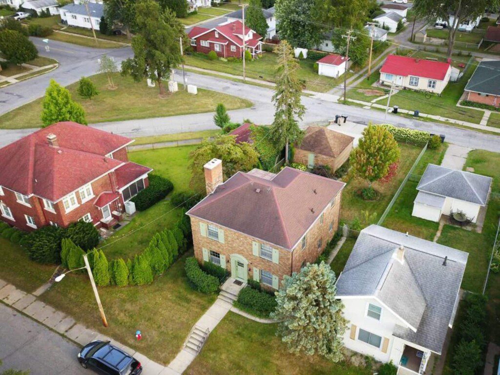 Ariel View of Property