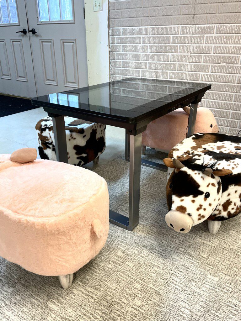 Trillium Lane Cabin - Infinity Game Table - Think...giant multiplayer iPad-like Board Game Table. Super fun for adults and kids!