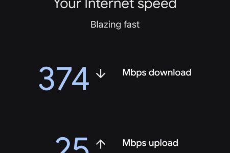 Super fast internet - great for gaming, remote work, or streaming