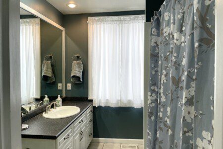 Clean, bright, and designed with your comfort in mind 🪥🌿 — this well-appointed bathroom has everything you need to freshen up and feel your best throughout your stay here.